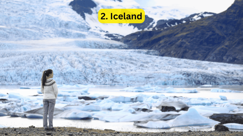 Stunning Northern Lights in Iceland - Safest Countries for Solo Female Travelers