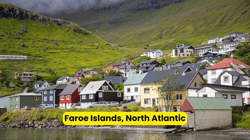 Stunning cliffs and coastal scenery of the Faroe Islands, a hidden gem in the North Atlantic