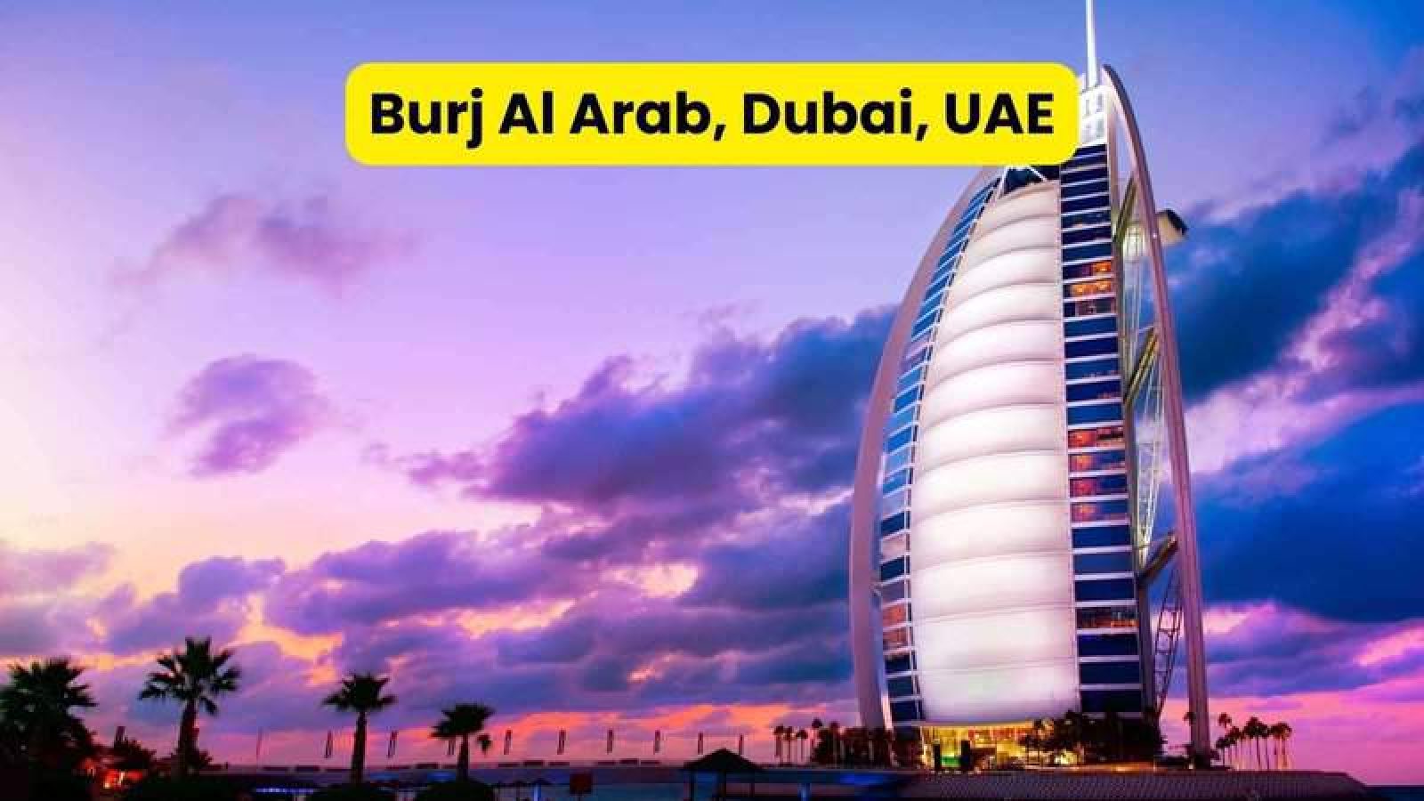 Burj Al Arab, Dubai, UAE Burj Al Arab luxury hotel