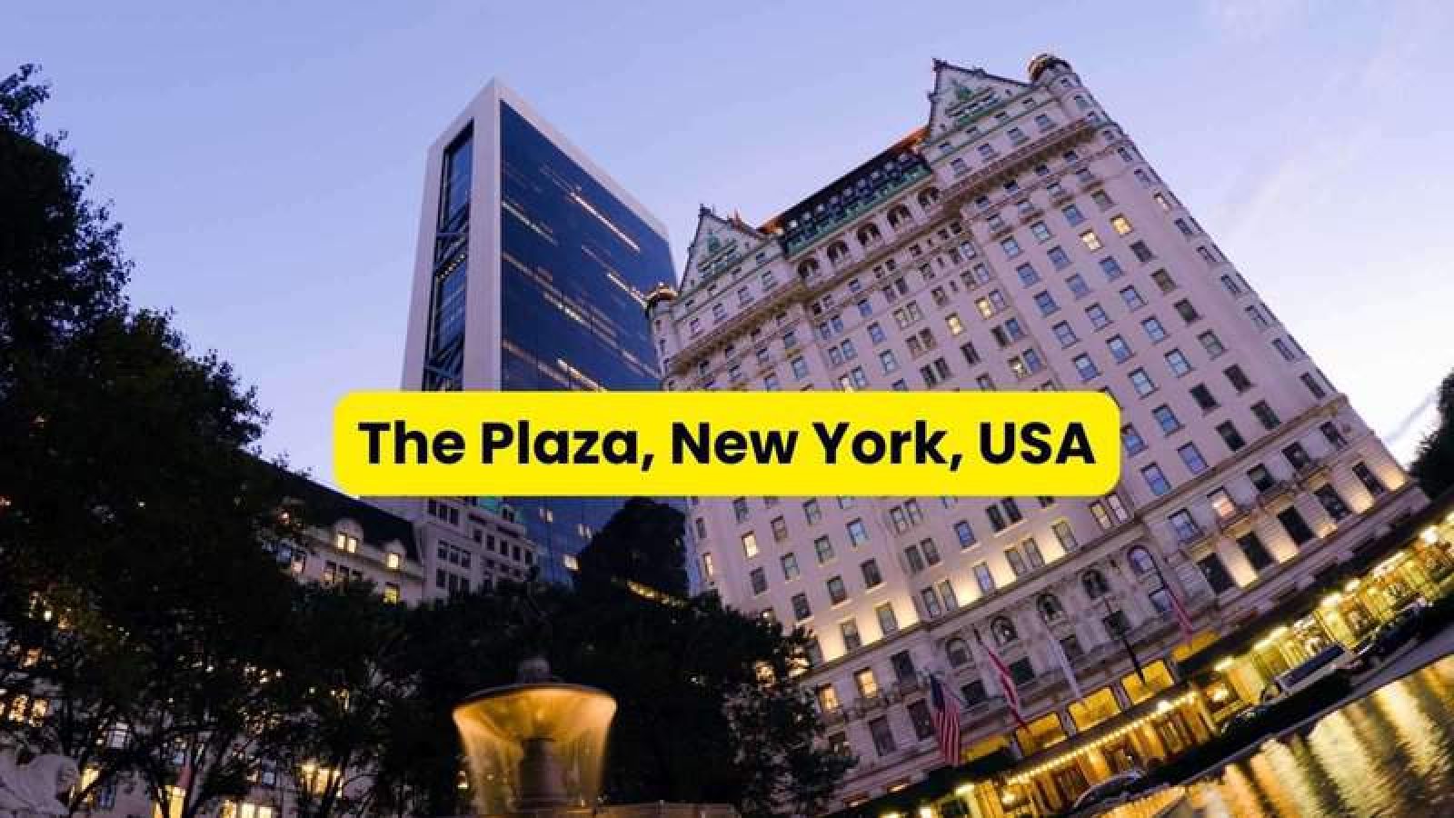 The Plaza, New York, USA The Plaza, New York, USA